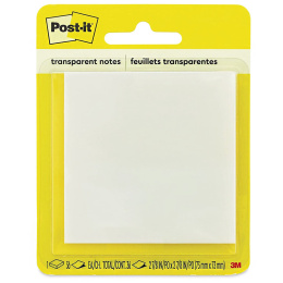 Post-it 73x73 Transparent in de groep Papier & Blokken / Schrijven en noteren / Post-it en notitieblokjes bij Voorcrea (131724)