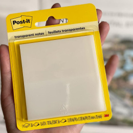 Post-it 73x73 Transparent in de groep Papier & Blokken / Schrijven en noteren / Post-it en notitieblokjes bij Voorcrea (131724)