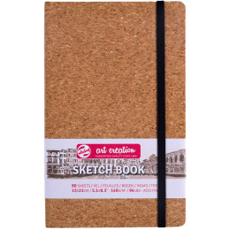 Sketchbook Cork 13x21 cm in de groep Papier & Blokken / Tekenblokken / Schetsboeken bij Voorcrea (131858)