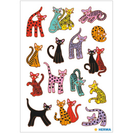 Stickers Katten 3 vel in de groep Kids / Leuk en leerzaam / Stickers bij Voorcrea (131883)