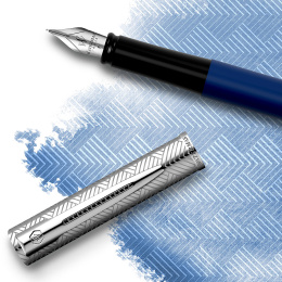 Allure Deluxe Metal & Blue Vulpen Fine in de groep Pennen / Fine Writing / Vulpennen bij Voorcrea (132013)