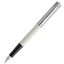 Allure Deluxe Metal & White Vulpen Fine in de groep Pennen / Fine Writing / Vulpennen bij Voorcrea (132015)