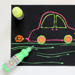 Poster paint Ready-mix 50 ml Fluo+Metal 8-set in de groep Kids / Knutselspullen en verf voor kinderen / Kinderverf bij Voorcrea (132038)