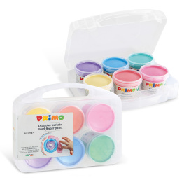 Vingerverf Pearlescent-set 6x100g in de groep Kids / Knutselspullen en verf voor kinderen / Vingerverf bij Voorcrea (132084)