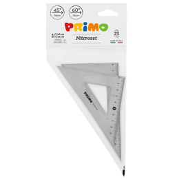 Kit Hoek linealen 45°/16 cm + 60°/16 cm in de groep Creëren & Hobby / Hobbytoebehoren / Linialen / Plastic liniaal bij Voorcrea (132119)