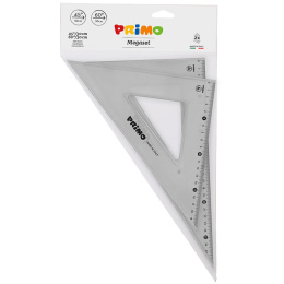 Kit Hoek linealen 45°/30 cm + 60°/30 cm in de groep Creëren & Hobby / Hobbytoebehoren / Linialen / Plastic liniaal bij Voorcrea (132120)