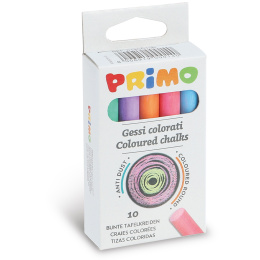 Gekleurd schoolbordkrijt 10-pack in de groep Kids / Kinderpotloden en -stiften / Kinderkrijtjes bij Voorcrea (132167)