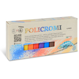 Policromi Zachte pastelkleuren 12-set in de groep Kunstenaarsmateriaal / Krijt en potloden / Pastelkrijt bij Voorcrea (132226)