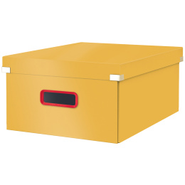 Opbergdoos Click&Store Large Geel in de groep Creëren & Hobby / Organiseren / Opbergdozen bij Voorcrea (132282)