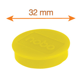 Magneetjes 32 mm 10-pack in de groep Creëren & Hobby / Organiseren / Thuiskantoor bij Voorcrea (132313_r)