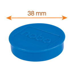 Magneetjes 38 mm Sterk 10-pack Kleurenmix in de groep Creëren & Hobby / Organiseren / Thuiskantoor bij Voorcrea (132319)