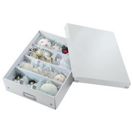 Sorteerbox Click&Store Medium White in de groep Creëren & Hobby / Organiseren / Opbergdozen bij Voorcrea (132367)