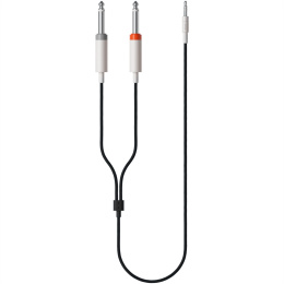 Field Textile audio cabel 3.5mm to 2x 6.35mm in de groep Studio/Workspace /  /  bij Voorcrea (132392)