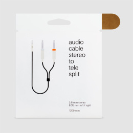 Field Textile audio cabel 3.5mm to 2x 6.35mm in de groep Studio/Workspace /  /  bij Voorcrea (132392)