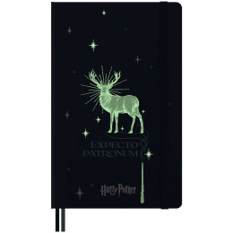 Hard Cover Notebook Large Harry Potter Expecto Patronum in de groep Papier & Blokken / Schrijven en noteren / Notitieboeken bij Voorcrea (132483)