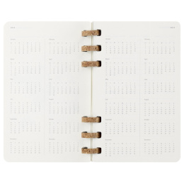 Spiral Planner 12M Soft Cover Large Black  in de groep Papier & Blokken / Kalenders en agenda's / 12 maanden agenda's bij Voorcrea (132587)