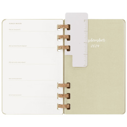 Spiral Planner 12M Hard Cover Large Kiwi Green in de groep Papier & Blokken / Kalenders en agenda's / 12 maanden agenda's bij Voorcrea (132588)