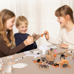 DIY Knutselset Halloween beestjes (5 jaar+) in de groep Creëren & Hobby / Feestdagen en seizoenen / Halloween bij Voorcrea (132628)