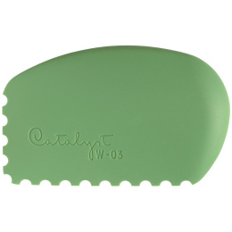 Catalyst Silicone Wedge No 3 Green in de groep Kunstenaarsmateriaal / Atelier / Paletmessen bij Voorcrea (132802)