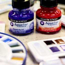 Intro Ink Aquarelle set 6 x 29,5 ml in de groep Kunstenaarsmateriaal / Kunstenaarsverf / Aquarelverf / Vloeibare aquarelverf bij Voorcrea (132932)