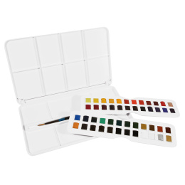 Aquarelverf Studio 48  ½ -Half pans  in de groep Kunstenaarsmateriaal / Kunstenaarsverf / Aquarelverf bij Voorcrea (132940)