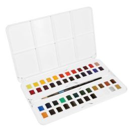Aquarelverf Studio 48  ½ -Half pans  in de groep Kunstenaarsmateriaal / Kunstenaarsverf / Aquarelverf / Aquarelverf in napje bij Voorcrea (132940)