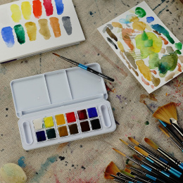 Watercolor brush series 48 Fan Nr 4 in de groep Kunstenaarsmateriaal / Penselen / Aquarelpenselen bij Voorcrea (132949)