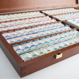 Horadam Aquarell Wood 140-set in de groep Kunstenaarsmateriaal / Kunstenaarsverf / Aquarelverf / Aquarelverf in napje bij Voorcrea (132973)