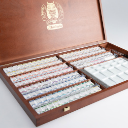 Horadam Aquarell Wood 140-set in de groep Kunstenaarsmateriaal / Kunstenaarsverf / Aquarelverf / Aquarelverf in napje bij Voorcrea (132973)