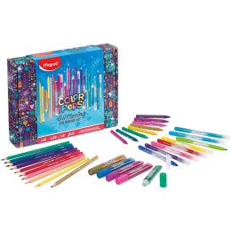 Color'Peps Glitterkleurset 31 stuks in de groep Kids / Kinderpotloden en -stiften / Kleurpotloden voor kinderen bij Voorcrea (133075)