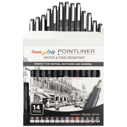 Pointliner 14-set in de groep Pennen / Schrijven / Fineliners bij Voorcrea (133076)