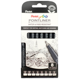 Pointliner 8-set in de groep Pennen / Schrijven / Fineliners bij Voorcrea (133077)