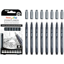 Pointliner 8-set in de groep Pennen / Schrijven / Fineliners bij Voorcrea (133077)