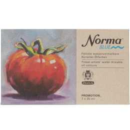 Norma Blue Olieverf 7x35 ml in de groep Kunstenaarsmateriaal / Kunstenaarsverf / Olieverf bij Voorcrea (133140)