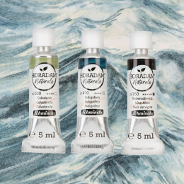 Horadam Naturals Aquarel 3x5 ml Water in de groep Kunstenaarsmateriaal / Kunstenaarsverf / Aquarelverf bij Voorcrea (133143)