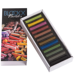 Soft Pastels Dark 12-set in de groep Kunstenaarsmateriaal / Krijt en potloden / Pastelkrijt bij Voorcrea (133363)