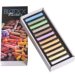 Soft Pastels Light 12-set in de groep Kunstenaarsmateriaal / Krijt en potloden / Pastelkrijt bij Voorcrea (133364)