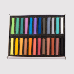 Soft Pastels Assorted 24-set in de groep Kunstenaarsmateriaal / Krijt en potloden / Pastelkrijt bij Voorcrea (133366)