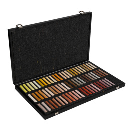 Soft Pastels Wood Box 204-set in de groep Kunstenaarsmateriaal / Kunstenaarsverf / Pastel / Zachte pastels bij Voorcrea (133646)