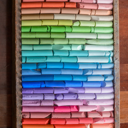Soft Pastels Wood Box 204-set in de groep Kunstenaarsmateriaal / Kunstenaarsverf / Pastel / Zachte pastels bij Voorcrea (133646)