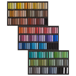 Soft Pastels Wood Box 204-set in de groep Kunstenaarsmateriaal / Kunstenaarsverf / Pastel / Zachte pastels bij Voorcrea (133646)