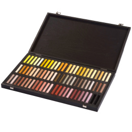 Soft Pastels Wood Box 204-set in de groep Kunstenaarsmateriaal / Kunstenaarsverf / Pastel / Zachte pastels bij Voorcrea (133646)