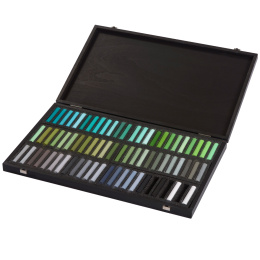 Soft Pastels Wood Box 204-set in de groep Kunstenaarsmateriaal / Kunstenaarsverf / Pastel / Zachte pastels bij Voorcrea (133646)