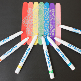 Decor Materials Paint Markers 12 stuks in de groep Kids / Kinderpotloden en -stiften / 5 jaar+ bij Voorcrea (133760)