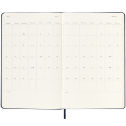 12M Daily Kalender 2025 Hardcover Large Black in de groep Papier & Blokken / Kalenders en agenda's / 12 maanden agenda's bij Voorcrea (133761)