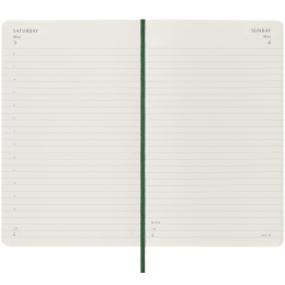 12M Daily Kalender 2025 Hardcover Large Myrtle Green in de groep Papier & Blokken / Kalenders en agenda's / 12 maanden agenda's bij Voorcrea (133763)