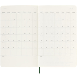 12M Daily Kalender 2025 Hardcover Large Myrtle Green in de groep Papier & Blokken / Kalenders en agenda's / 12 maanden agenda's bij Voorcrea (133763)