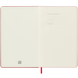 12M Daily Kalender 2025 Hardcover Large Red in de groep Papier & Blokken / Kalenders en agenda's / 12 maanden agenda's bij Voorcrea (133764)