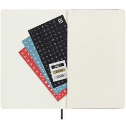 12M Weekly Planner Horizontal 2025 Hardcover Large Black in de groep Papier & Blokken / Kalenders en agenda's / 12 maanden agenda's bij Voorcrea (133788)