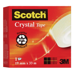 Scotch Crystal tape navulling 19mm x 33m in de groep Creëren & Hobby / Hobbytoebehoren / Plakband bij Voorcrea (133821)